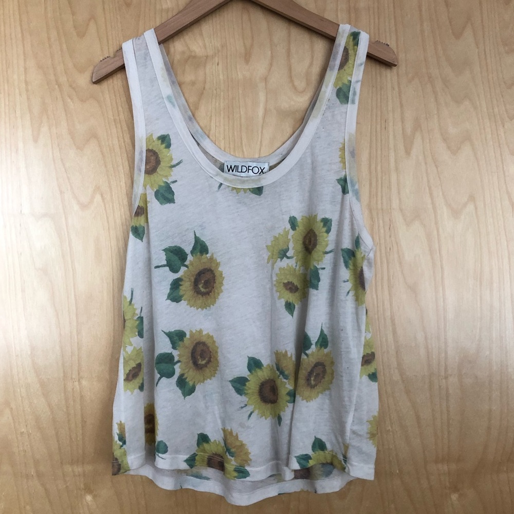 Sunflower tank top